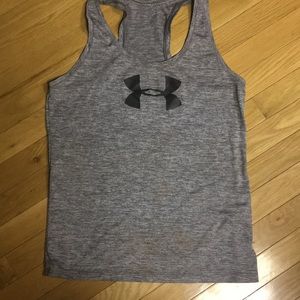 Grey under armor tank top